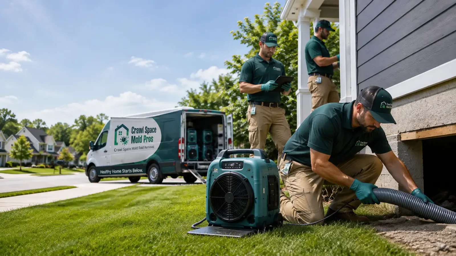 Crawl Space Mold Removal in Townsend, DE